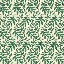 Petite Green Leaf Print Italian Paper ~ Carta Varese Italy
